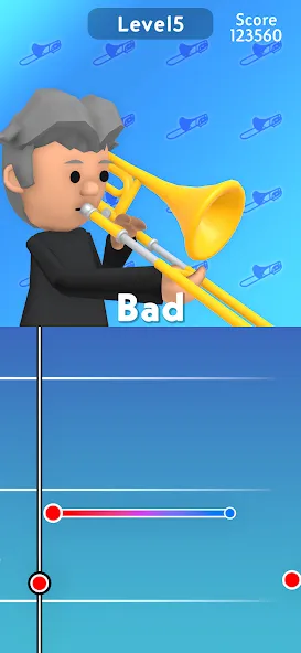 Скачать взломанную Trombone!  [МОД Меню] — полная версия apk на Андроид screen 2