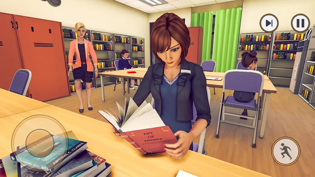 Скачать взломанную High School Teacher Simulator  [МОД Unlimited Money] — последняя версия apk на Андроид screen 4