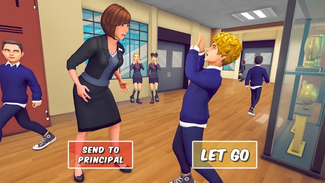 Скачать взломанную High School Teacher Simulator  [МОД Unlimited Money] — последняя версия apk на Андроид screen 5