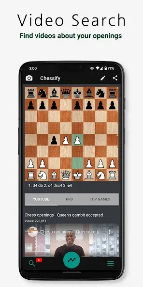 Скачать взломанную Chessify: Scan & Analyze chess  [МОД Много денег] — последняя версия apk на Андроид screen 3