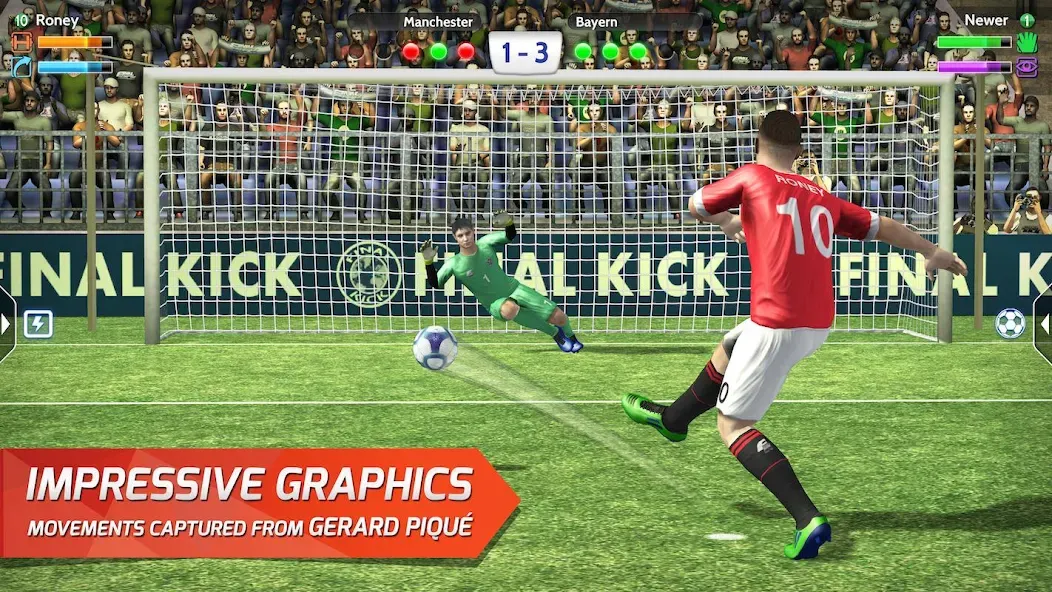 Взлом Final Kick: Online Soccer (Финаль кик)  [МОД Бесконечные монеты] — полная версия apk на Андроид screen 1