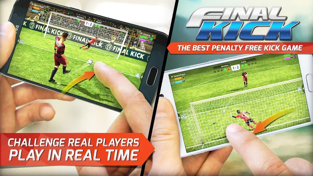 Взлом Final Kick: Online Soccer (Финаль кик)  [МОД Бесконечные монеты] — полная версия apk на Андроид screen 3