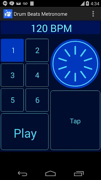 Скачать взлом Drum Beats Metronome  [МОД Много денег] — полная версия apk на Андроид screen 1