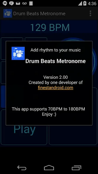 Скачать взлом Drum Beats Metronome  [МОД Много денег] — полная версия apk на Андроид screen 4