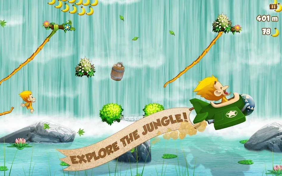 Взломанная Benji Bananas (Бенджи Бананас)  [МОД Unlocked] — последняя версия apk на Андроид screen 1