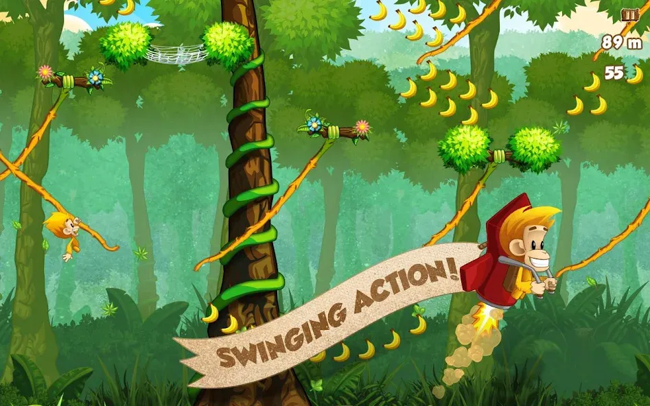 Взломанная Benji Bananas (Бенджи Бананас)  [МОД Unlocked] — последняя версия apk на Андроид screen 2