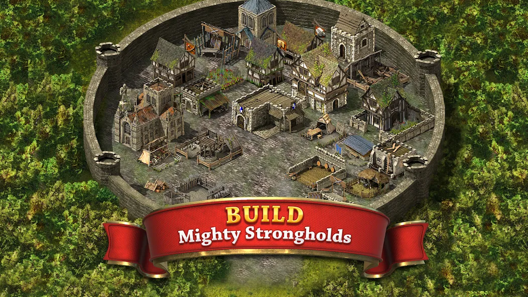 Скачать взломанную Stronghold Kingdoms Castle Sim (Стронгхолд Кингдомс)  [МОД Бесконечные деньги] — последняя версия apk на Андроид screen 2