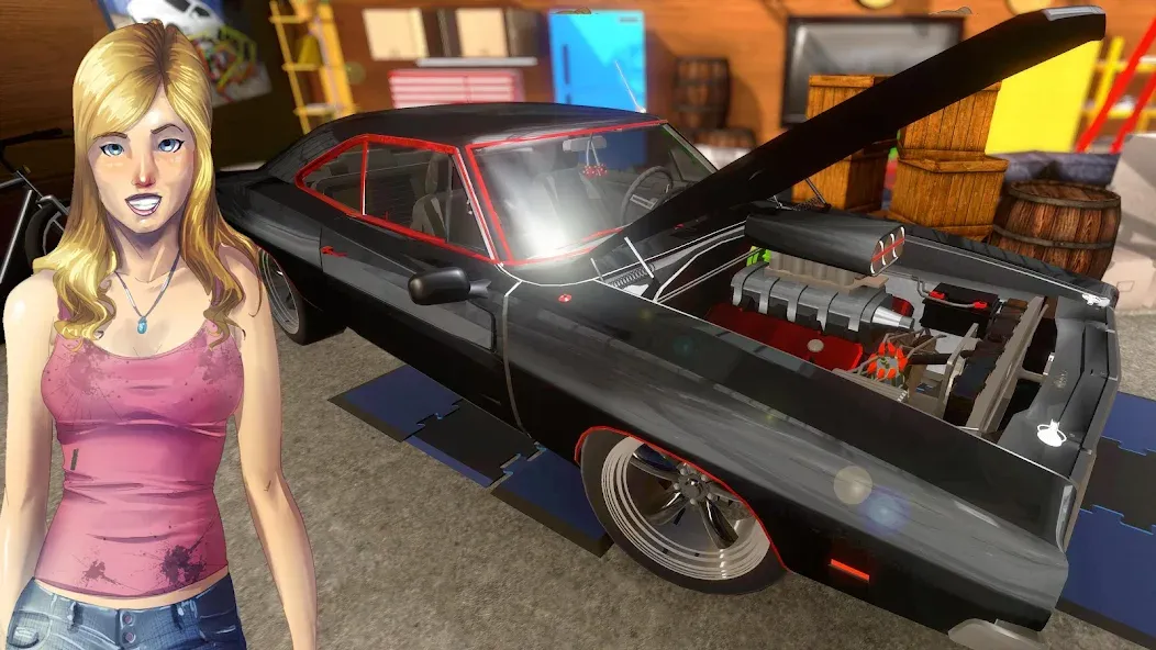 Скачать взлом Fix My Car: Muscle Restoration  [МОД Много денег] — стабильная версия apk на Андроид screen 1