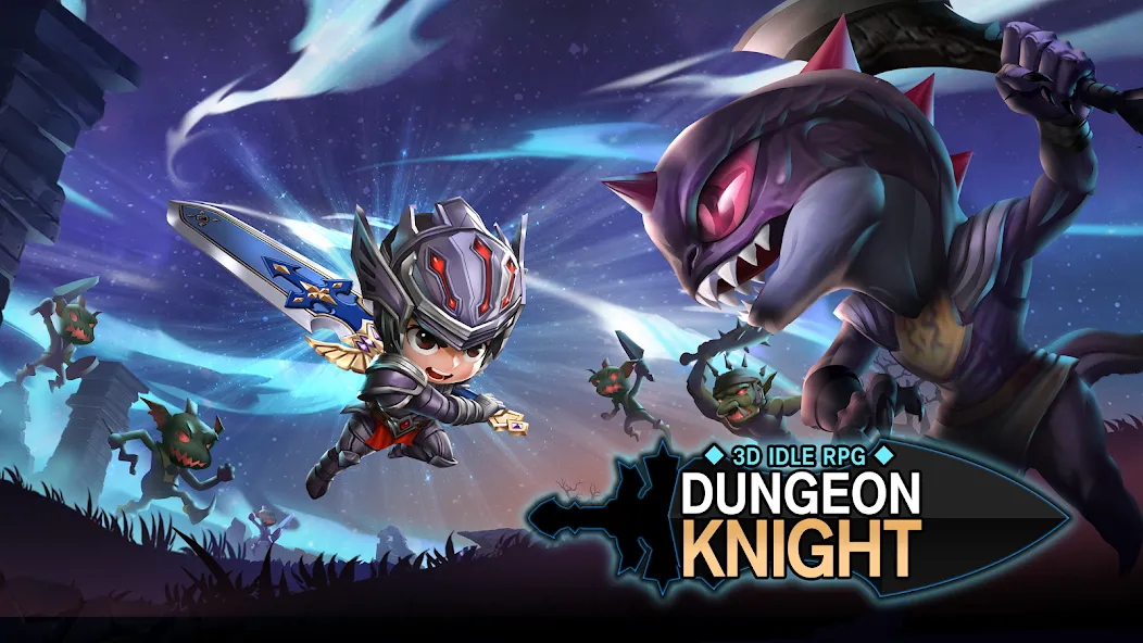 Скачать взлом Dungeon Knight (Данжен Найт)  [МОД Menu] — стабильная версия apk на Андроид screen 1