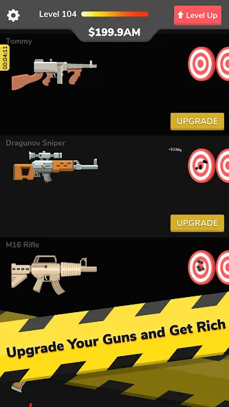 Взлом Gun Idle (Ган Айдл)  [МОД Mega Pack] — полная версия apk на Андроид screen 2