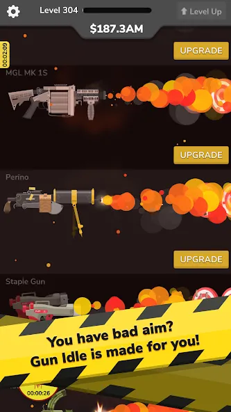 Взлом Gun Idle (Ган Айдл)  [МОД Mega Pack] — полная версия apk на Андроид screen 3