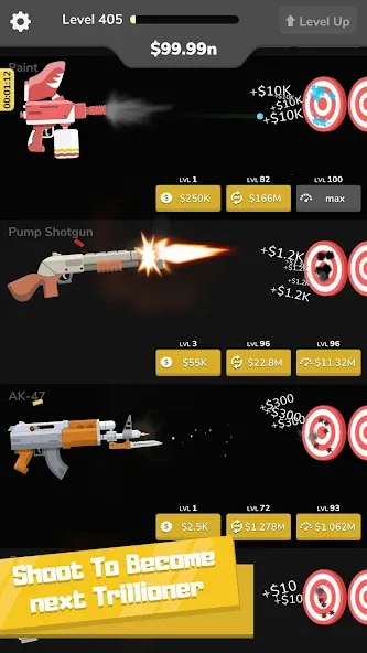 Взлом Gun Idle (Ган Айдл)  [МОД Mega Pack] — полная версия apk на Андроид screen 5