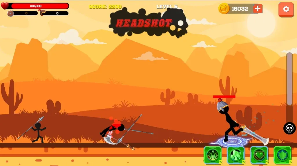 Скачать взлом Spear war with Stickman (Спир вар)  [МОД Меню] — полная версия apk на Андроид screen 2