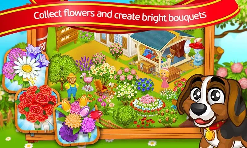 Взломанная Farm Town: Cartoon Story  [МОД Menu] — полная версия apk на Андроид screen 3