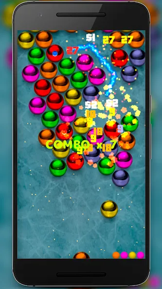 Скачать взлом Magnetic balls bubble shoot  [МОД Бесконечные монеты] — стабильная версия apk на Андроид screen 3