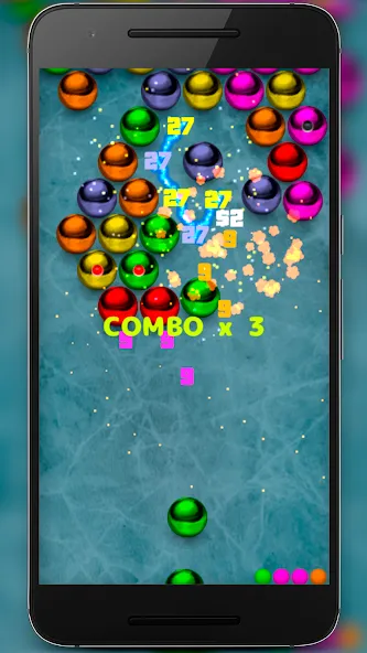 Скачать взлом Magnetic balls bubble shoot  [МОД Бесконечные монеты] — стабильная версия apk на Андроид screen 4