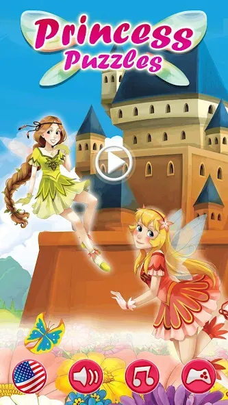 Взлом Princess Girls Puzzles — Kids  [МОД Много денег] — полная версия apk на Андроид screen 1