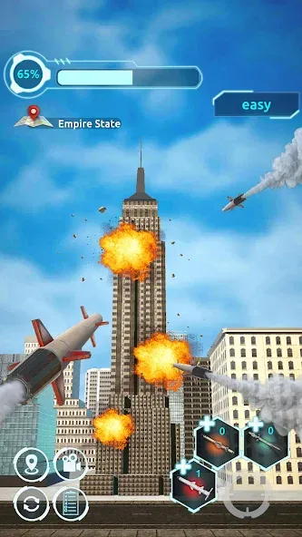 Взлом City Demolish: Rocket Smash! (Сити Демолиш)  [МОД Все открыто] — стабильная версия apk на Андроид screen 1