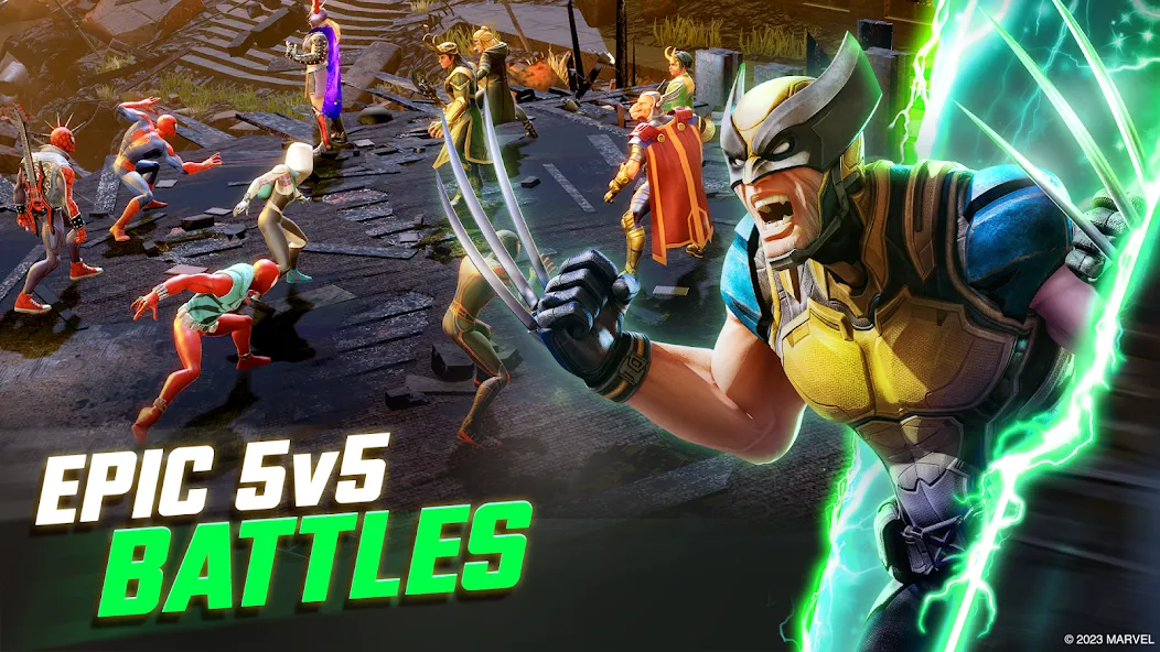 Скачать взлом MARVEL Strike Force: Squad RPG (Марвел Страйк Форс)  [МОД Много монет] — последняя версия apk на Андроид screen 3