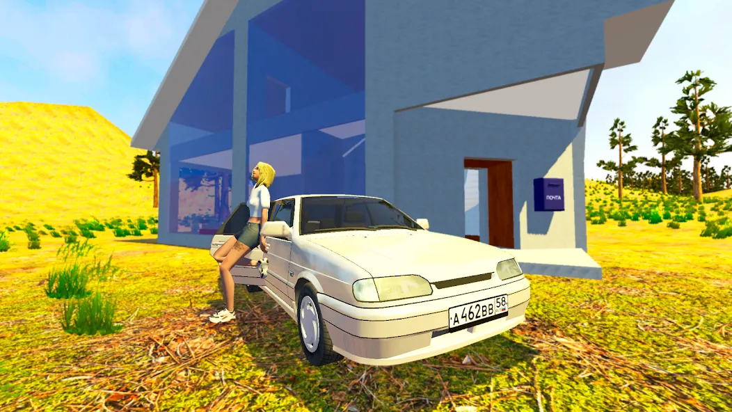 Взломанная VAZ Driving Simulator: LADA  [МОД Много монет] — полная версия apk на Андроид screen 1