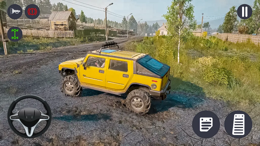 Скачать взломанную 4×4 Jeep Offroad Car Driving (Джип Оффроуд Автомобиль Вождения)  [МОД Много денег] — последняя версия apk на Андроид screen 5