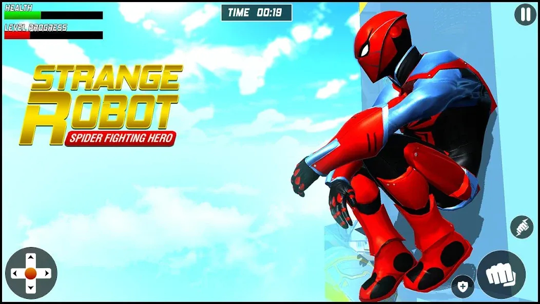 Взлом Strange Robot Spider hero Game  [МОД Много денег] — полная версия apk на Андроид screen 1