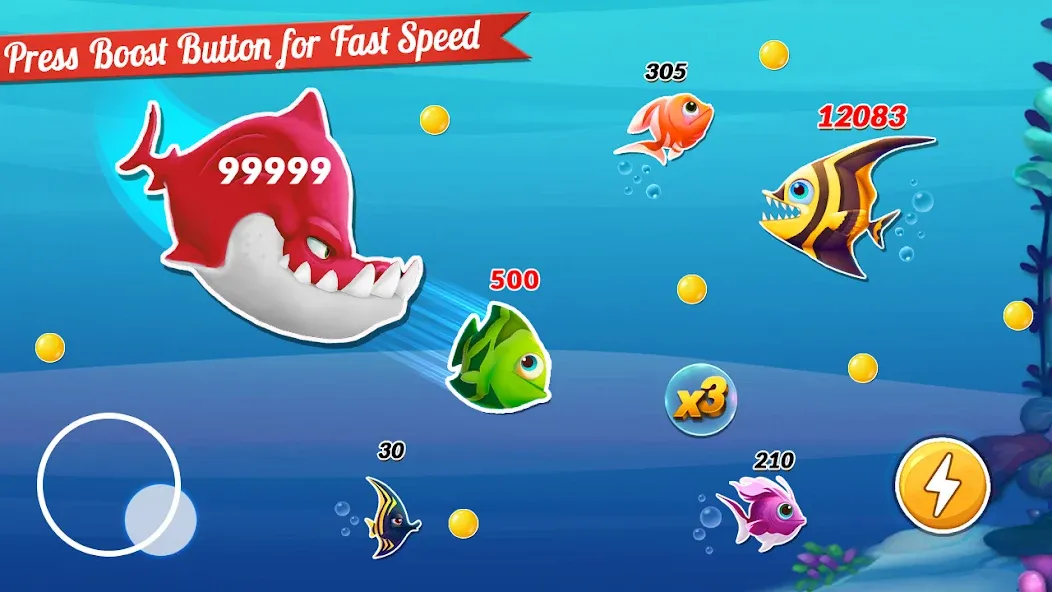 Скачать взлом Fish.IO Fish Games Shark Games (Фиш Ай О Фиш Геймс Шарк Геймс)  [МОД Unlimited Money] — полная версия apk на Андроид screen 1