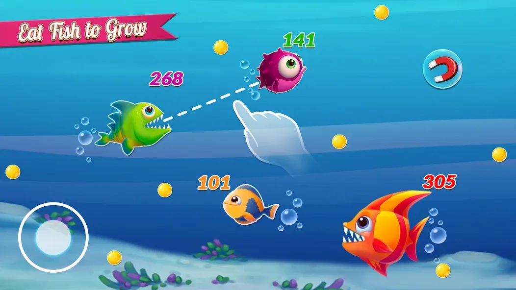 Скачать взлом Fish.IO Fish Games Shark Games (Фиш Ай О Фиш Геймс Шарк Геймс)  [МОД Unlimited Money] — полная версия apk на Андроид screen 5