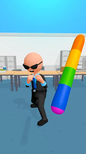 Взлом Crazy Office — Slap & Smash  [МОД Все открыто] — полная версия apk на Андроид screen 1