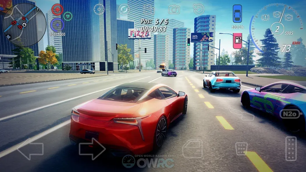 Взлом OWRC: Open World Racing Cars (ОВРК )  [МОД Много денег] — последняя версия apk на Андроид screen 1