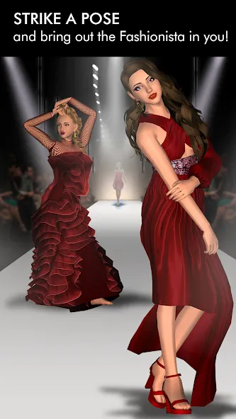 Скачать взломанную Fashion Empire — Dressup Sim (Фэшн Эмпайр)  [МОД Unlocked] — стабильная версия apk на Андроид screen 2