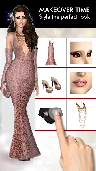 Скачать взломанную Fashion Empire — Dressup Sim (Фэшн Эмпайр)  [МОД Unlocked] — стабильная версия apk на Андроид screen 3