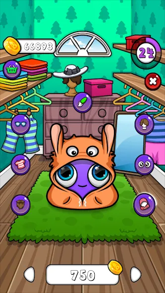 Взлом Moy 7 — Virtual Pet Game  [МОД Mega Pack] — последняя версия apk на Андроид screen 4