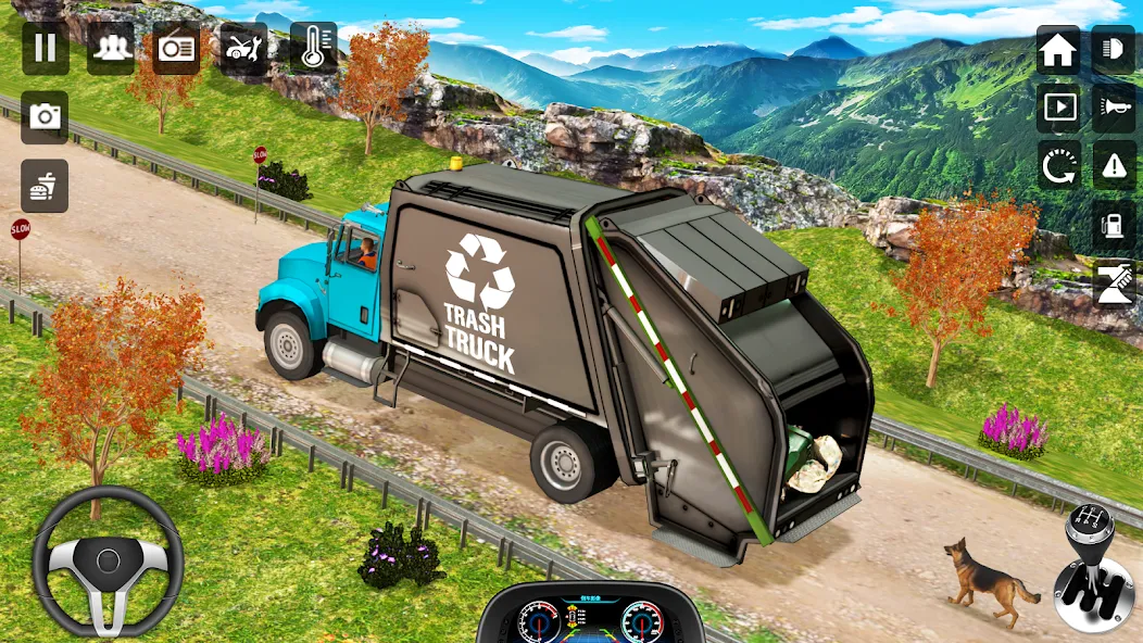 Взломанная Trash Truck Games Simulator 3D  [МОД Меню] — полная версия apk на Андроид screen 2