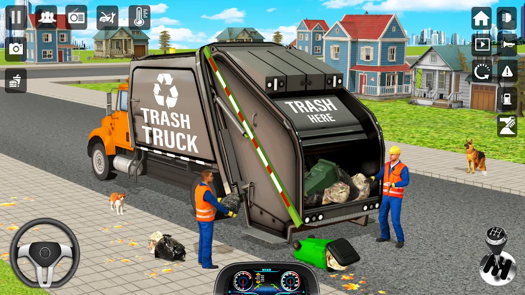 Взломанная Trash Truck Games Simulator 3D  [МОД Меню] — полная версия apk на Андроид screen 4