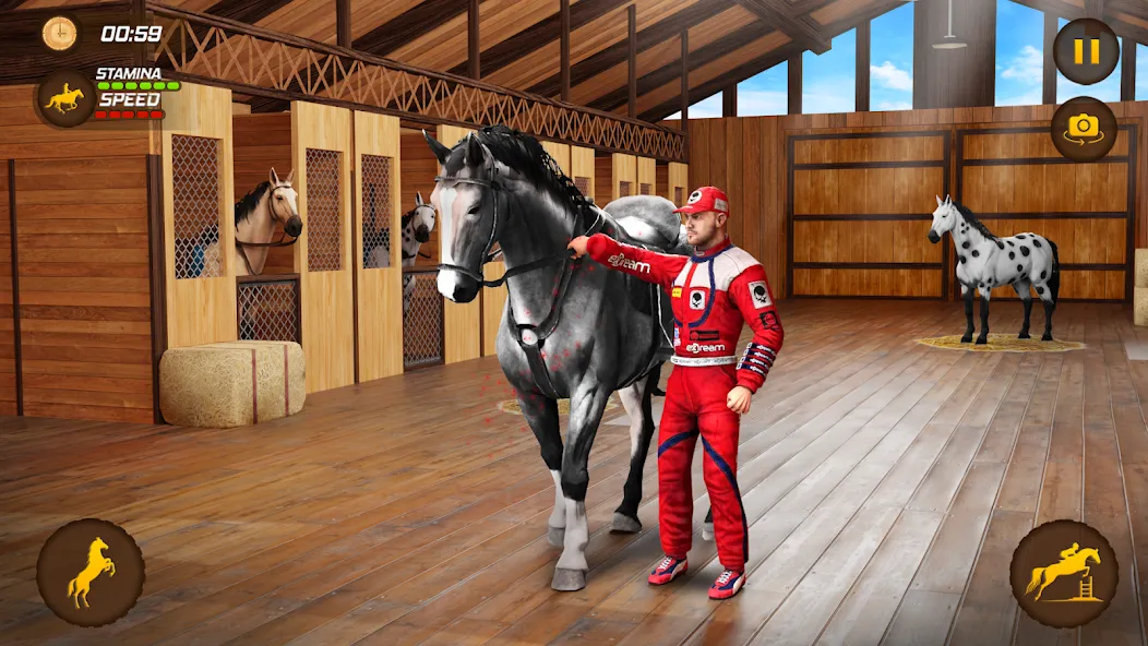 Скачать взломанную Horse Racing Game: Horse Games  [МОД Много денег] — полная версия apk на Андроид screen 1