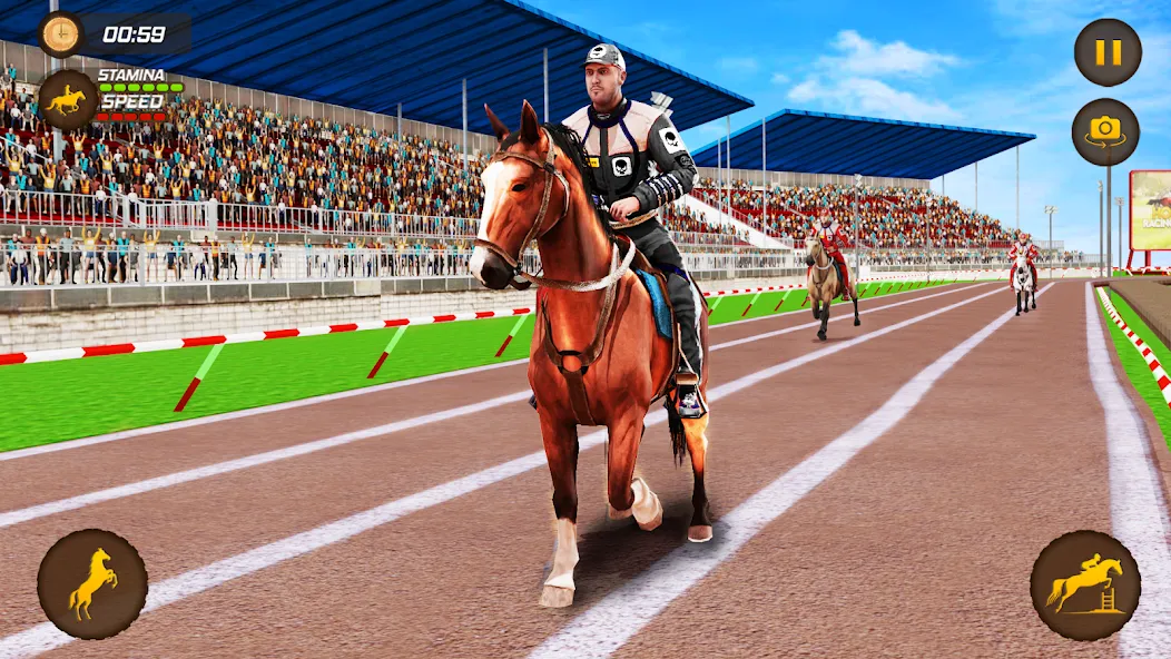 Скачать взломанную Horse Racing Game: Horse Games  [МОД Много денег] — полная версия apk на Андроид screen 3