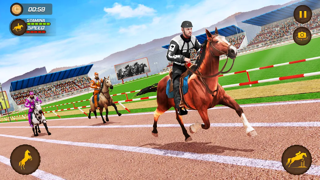 Скачать взломанную Horse Racing Game: Horse Games  [МОД Много денег] — полная версия apk на Андроид screen 4