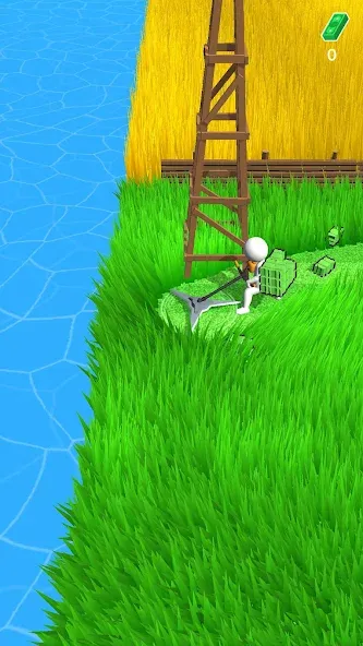 Скачать взломанную Stone Grass: Mowing Simulator (Стоун Грасс)  [МОД Меню] — последняя версия apk на Андроид screen 1