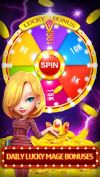 Скачать взлом Slots (Слоты)  [МОД Бесконечные монеты] — последняя версия apk на Андроид screen 1