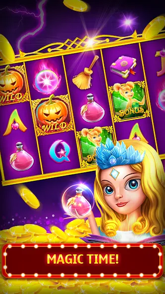 Скачать взлом Slots (Слоты)  [МОД Бесконечные монеты] — последняя версия apk на Андроид screen 3