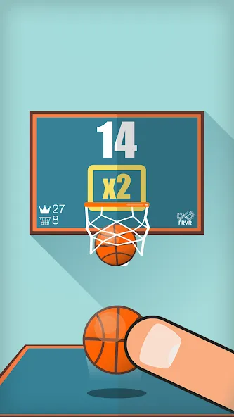 Скачать взломанную Basketball FRVR — Dunk Shoot (Баскетбол ФРВР)  [МОД Mega Pack] — последняя версия apk на Андроид screen 5