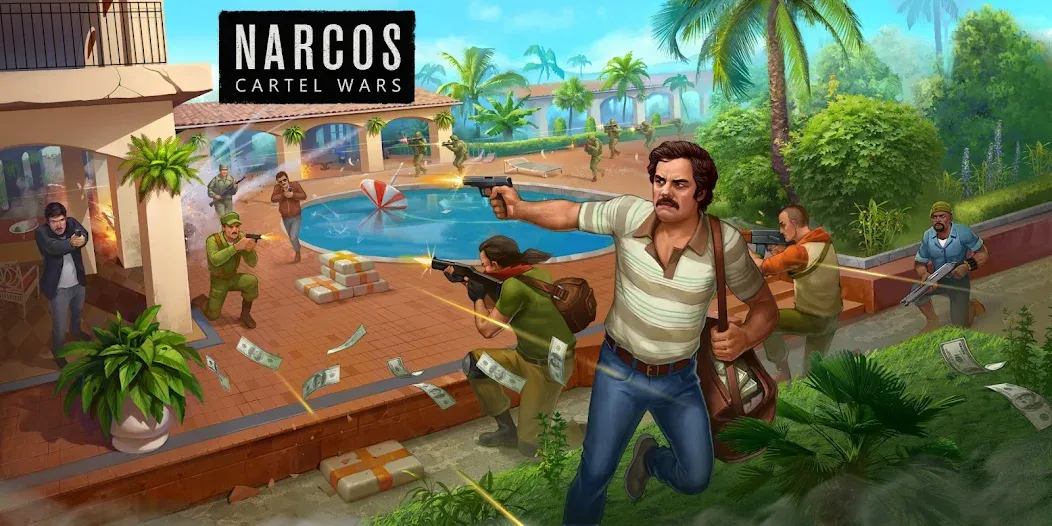 Взлом Narcos: Cartel Wars & Strategy (Наркос)  [МОД Много монет] — последняя версия apk на Андроид screen 1