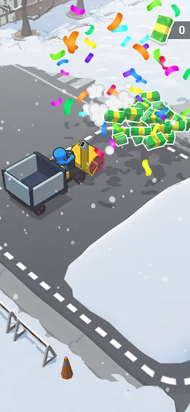 Взломанная Snow shovelers — simulation (Сноубордисты)  [МОД Mega Pack] — полная версия apk на Андроид screen 3