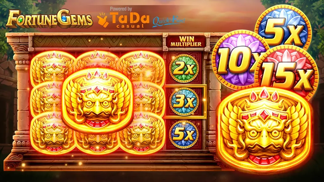 Скачать взлом Slot Fortune Gems-TaDa Games (Слот Форчун Гемс)  [МОД Бесконечные деньги] — стабильная версия apk на Андроид screen 1