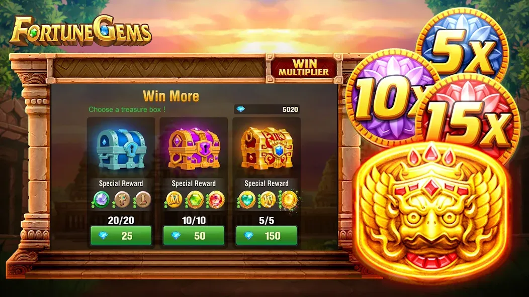 Скачать взлом Slot Fortune Gems-TaDa Games (Слот Форчун Гемс)  [МОД Бесконечные деньги] — стабильная версия apk на Андроид screen 4