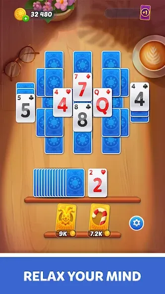 Скачать взломанную Solitaire Sunday: Card Game (Солитер воскресенье)  [МОД Unlimited Money] — последняя версия apk на Андроид screen 2