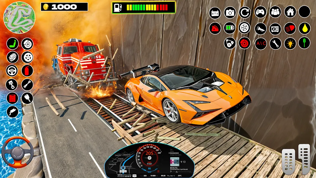 Скачать взлом Rampa Car Game: GT Car stunts (Мега Рэмпс)  [МОД Unlimited Money] — полная версия apk на Андроид screen 1