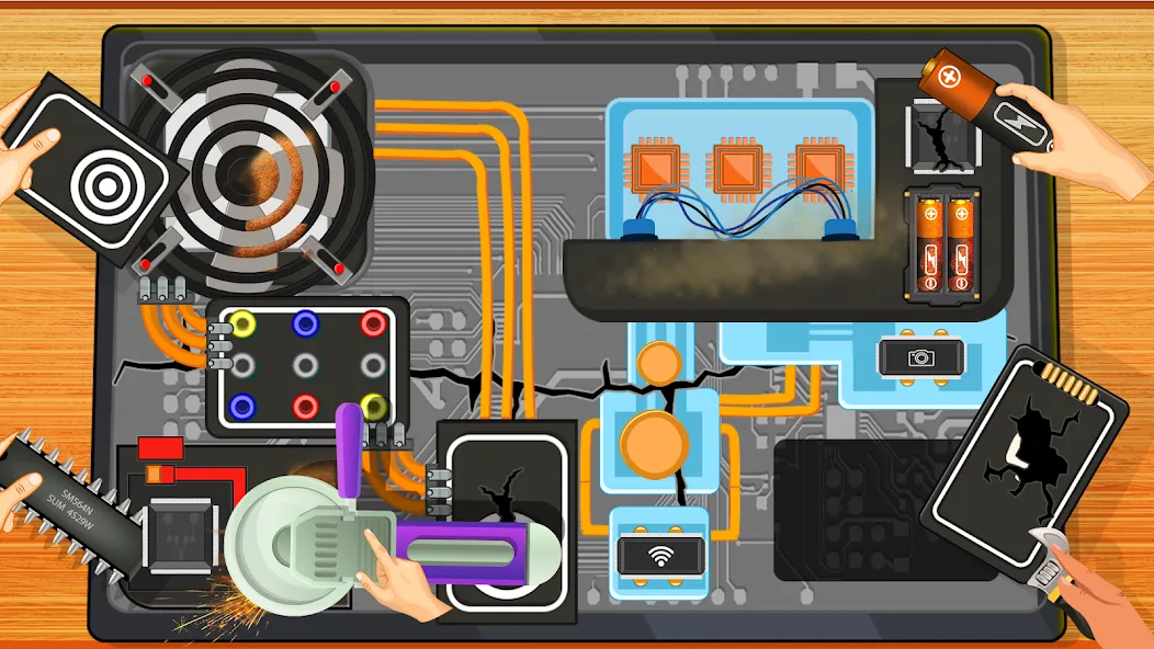 Взлом Electronics Repair Master  [МОД Много монет] — стабильная версия apk на Андроид screen 1