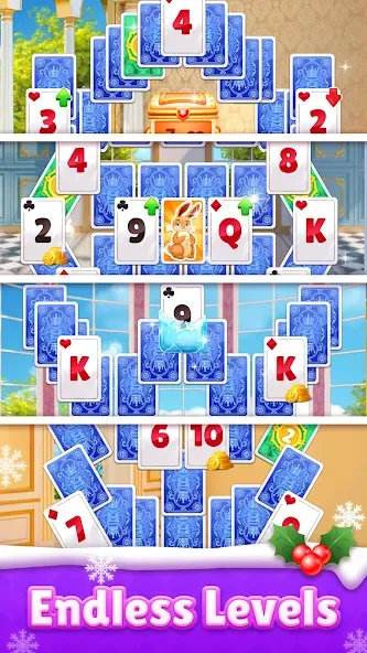 Взломанная Royal Solitaire Tripeaks  [МОД Unlimited Money] — последняя версия apk на Андроид screen 3